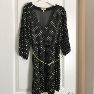 Princess Vera Wang Lime Green Polka Dot Dress